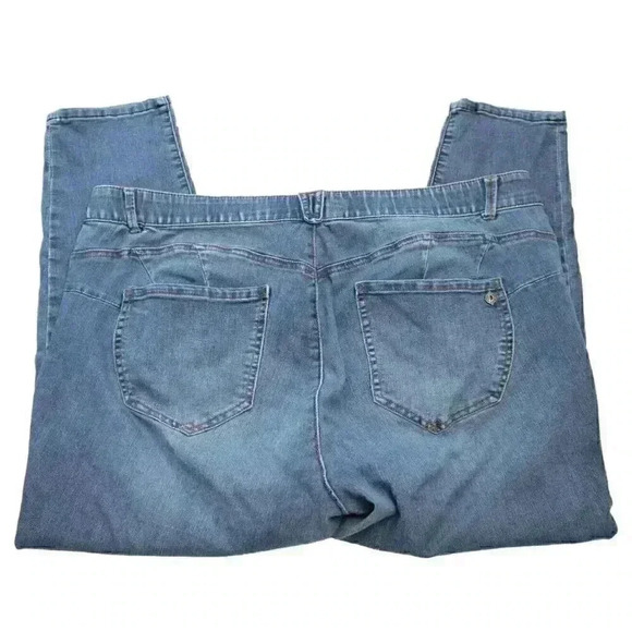 Democracy Ab Solution Jeans Size 22W Stretch Elastic Waist Comfort High Rise - Picture 3 of 12